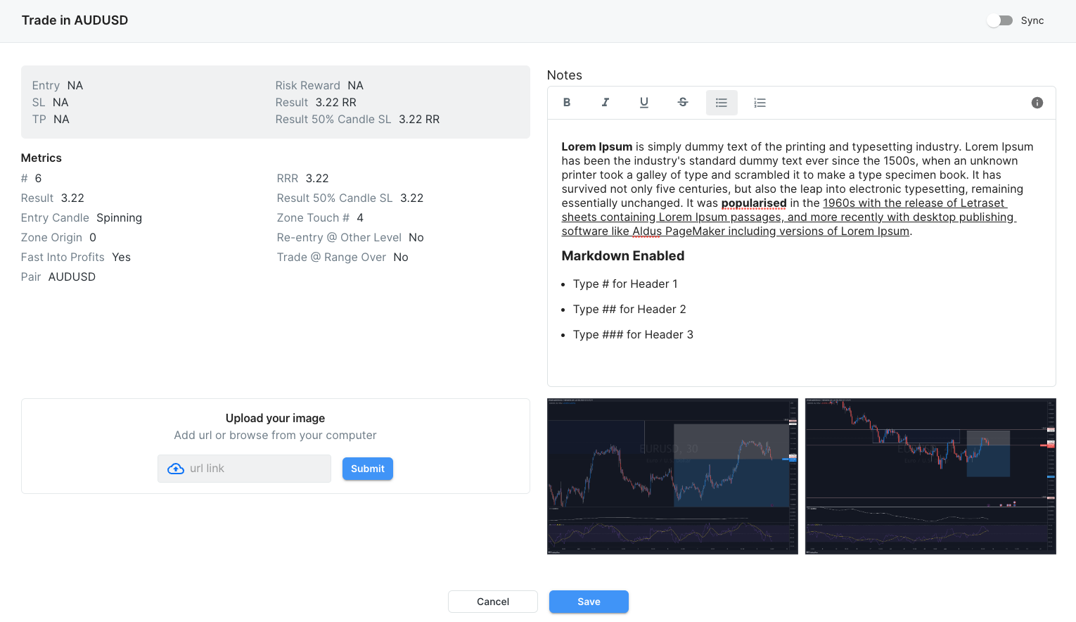 Trades Detail